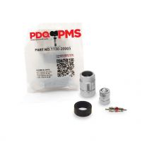 TPMS Service Kits | 12 Pack | Grommet Nut Core Metal Cap |  Fits Infiniti | Nissan Equivalent to 1130 | 20005 | Used for OE Sensors 40700-JA00C