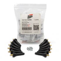 TPMS OEM Sensor Service Kit Snap-in Tire Rubber Valve Stems Compatible with Schrader 20008 Fits Most GM 2006-Pres Ford 2009-Pres Subaru 2004-Pres Chrysler 2005-Pres Dodge 2005-Pres Jeep 2005-Pres 12 Pack