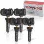 PDQ TPMS 433 MHZ Tire Pressure Sensor 4 Pack Rubber Stem For Chrysler Dodge Direct Replacement For OE Part # 68487472AA | 68487472AB thumbnail