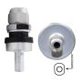 Valve Stem - Metal (0.453 Rim Hole) - Inner Lip Valve Adapter with Nipple thumbnail