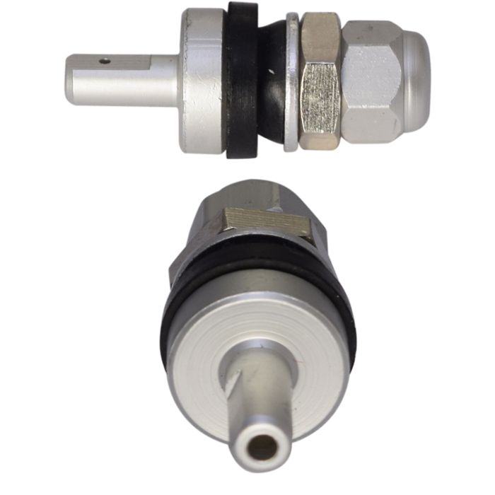 Valve Stem - Metal (0.453 Rim Hole) - Inner Lip Valve Adapter with Nipple