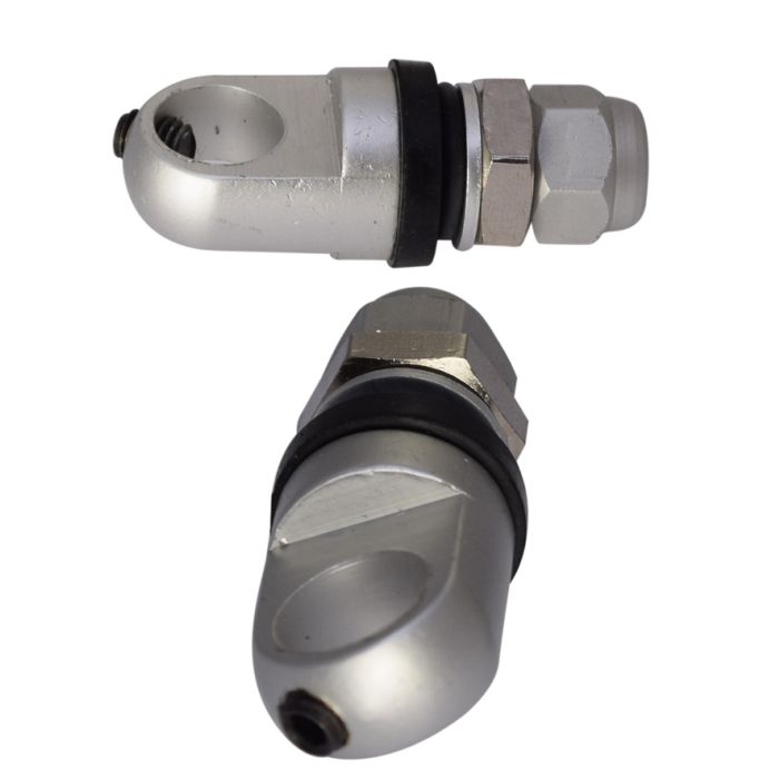 Valve Stem - Metal (0.453 Rim Hole) - Inner Lip Valve Adapter with Loop